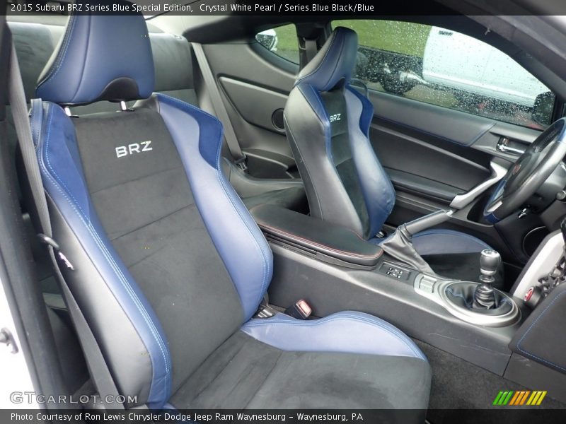 Crystal White Pearl / Series.Blue Black/Blue 2015 Subaru BRZ Series.Blue Special Edition