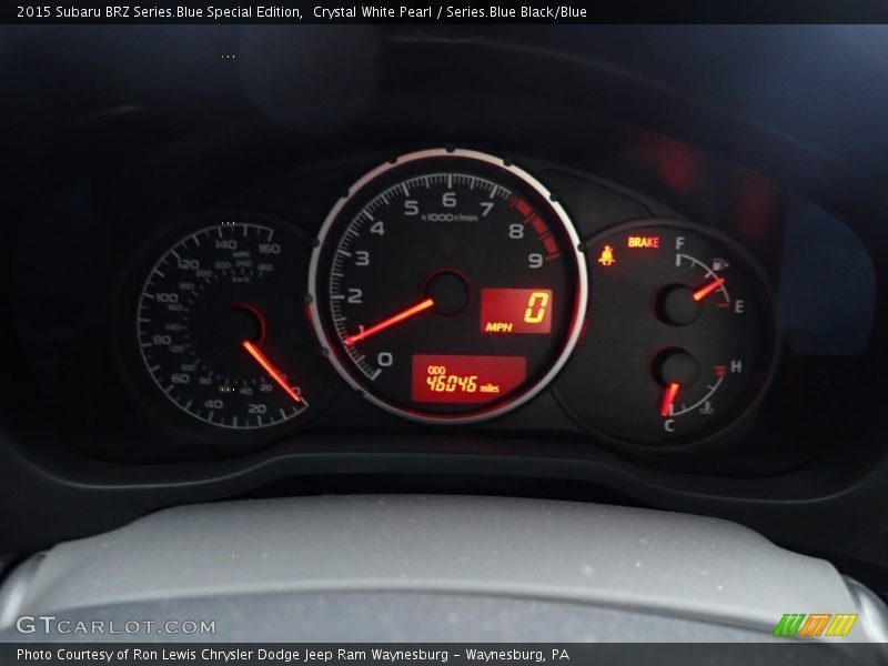 Crystal White Pearl / Series.Blue Black/Blue 2015 Subaru BRZ Series.Blue Special Edition