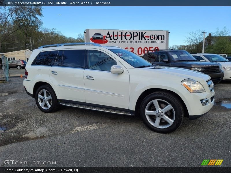 Arctic White / Cashmere 2009 Mercedes-Benz GL 450 4Matic