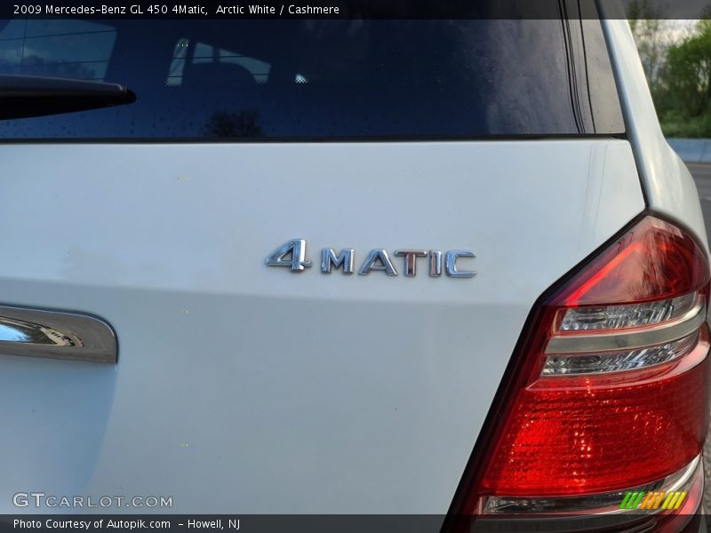 Arctic White / Cashmere 2009 Mercedes-Benz GL 450 4Matic