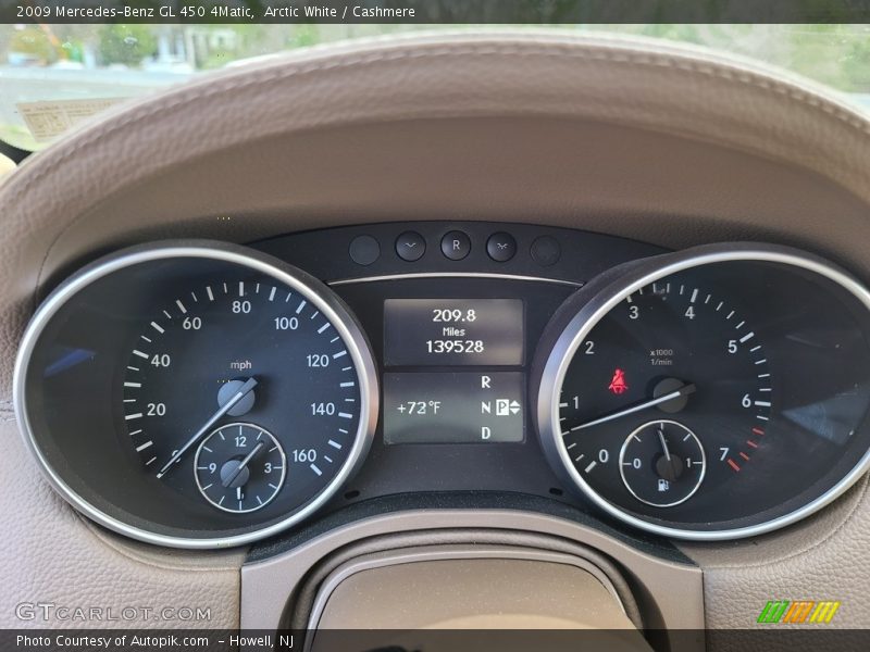Arctic White / Cashmere 2009 Mercedes-Benz GL 450 4Matic