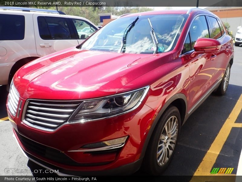 Ruby Red / Cappuccino 2018 Lincoln MKC Reserve AWD