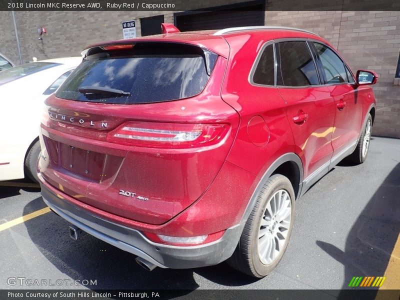 Ruby Red / Cappuccino 2018 Lincoln MKC Reserve AWD