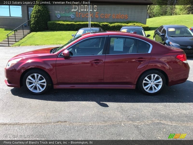 Venetian Red Pearl / Black 2013 Subaru Legacy 2.5i Limited