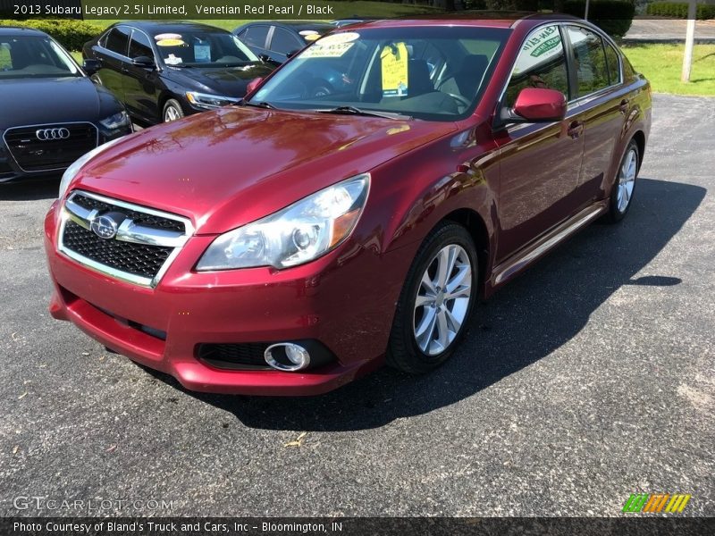 Venetian Red Pearl / Black 2013 Subaru Legacy 2.5i Limited
