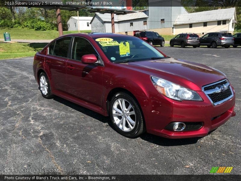 Venetian Red Pearl / Black 2013 Subaru Legacy 2.5i Limited