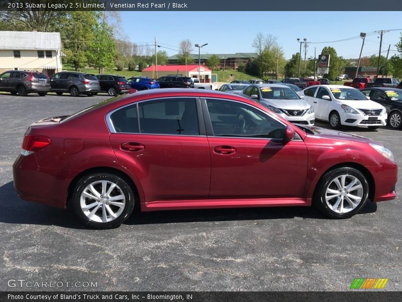 Venetian Red Pearl / Black 2013 Subaru Legacy 2.5i Limited