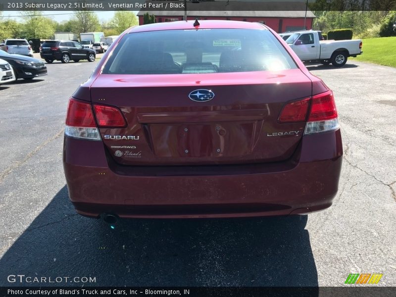 Venetian Red Pearl / Black 2013 Subaru Legacy 2.5i Limited