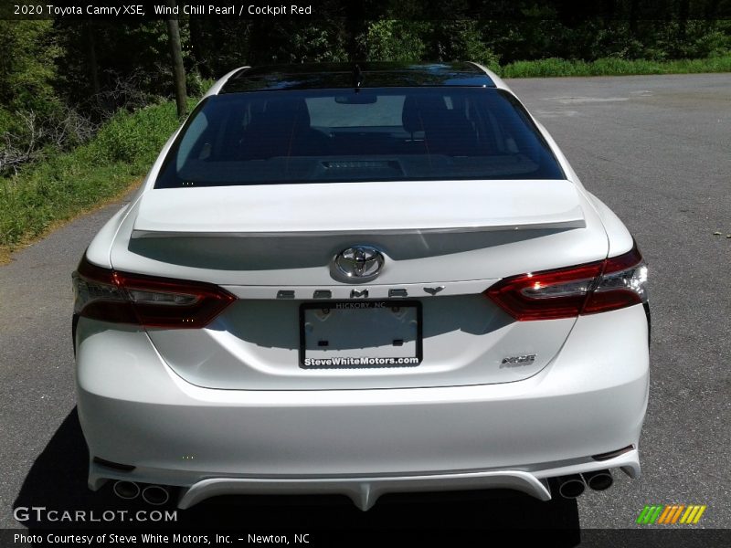 Wind Chill Pearl / Cockpit Red 2020 Toyota Camry XSE