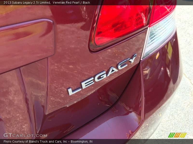 Venetian Red Pearl / Black 2013 Subaru Legacy 2.5i Limited