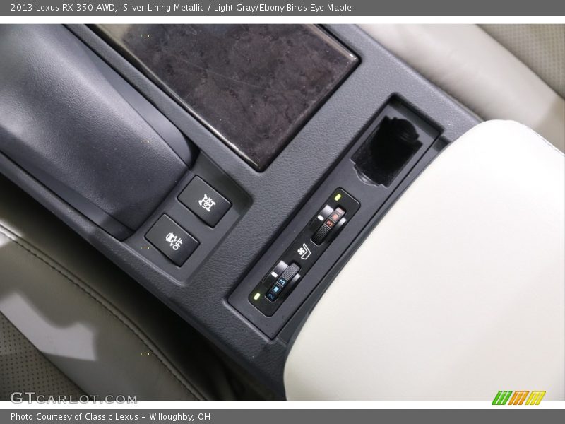 Silver Lining Metallic / Light Gray/Ebony Birds Eye Maple 2013 Lexus RX 350 AWD