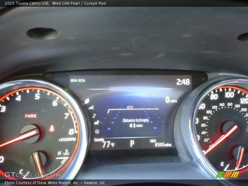 Wind Chill Pearl / Cockpit Red 2020 Toyota Camry XSE