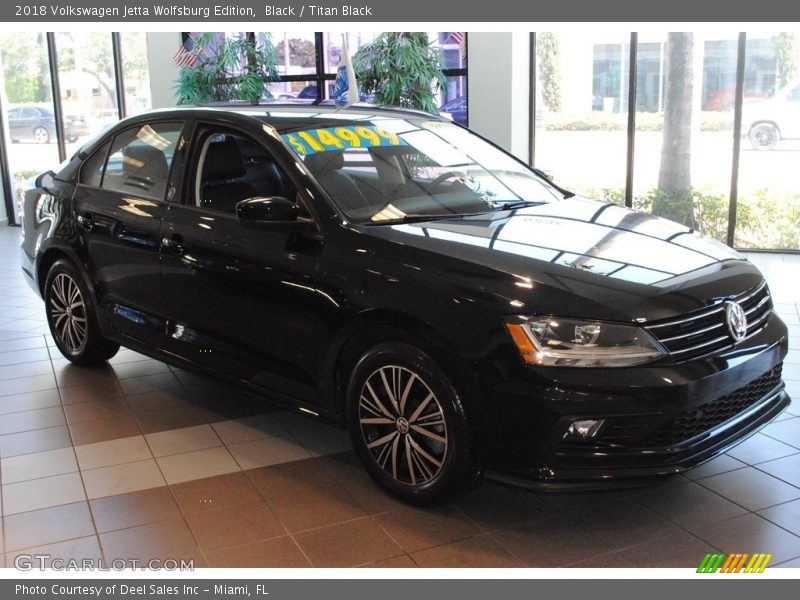 Black / Titan Black 2018 Volkswagen Jetta Wolfsburg Edition