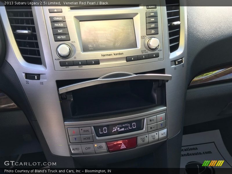 Venetian Red Pearl / Black 2013 Subaru Legacy 2.5i Limited