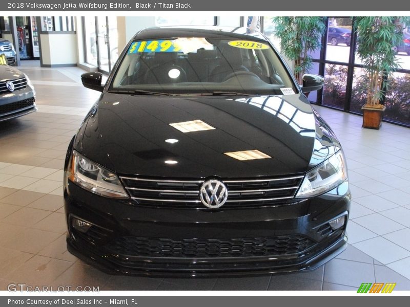 Black / Titan Black 2018 Volkswagen Jetta Wolfsburg Edition