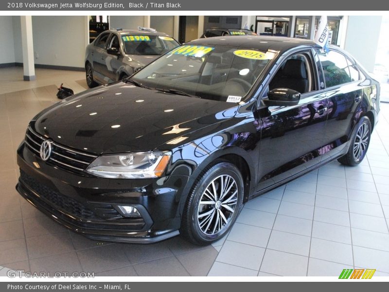 Black / Titan Black 2018 Volkswagen Jetta Wolfsburg Edition
