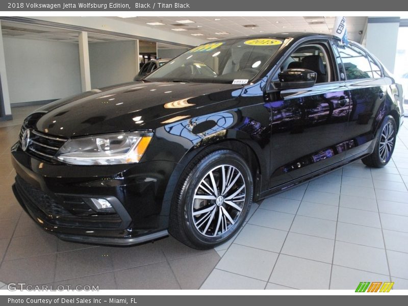 Black / Titan Black 2018 Volkswagen Jetta Wolfsburg Edition