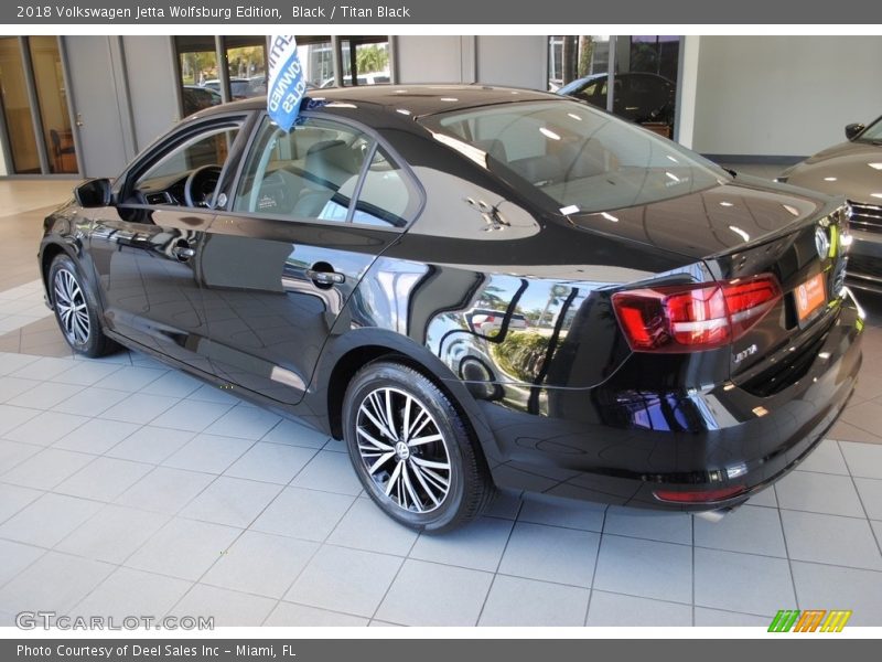 Black / Titan Black 2018 Volkswagen Jetta Wolfsburg Edition