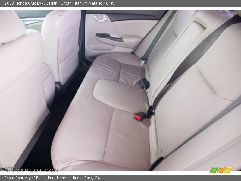 Urban Titanium Metallic / Gray 2013 Honda Civic EX-L Sedan