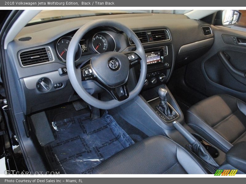 Black / Titan Black 2018 Volkswagen Jetta Wolfsburg Edition