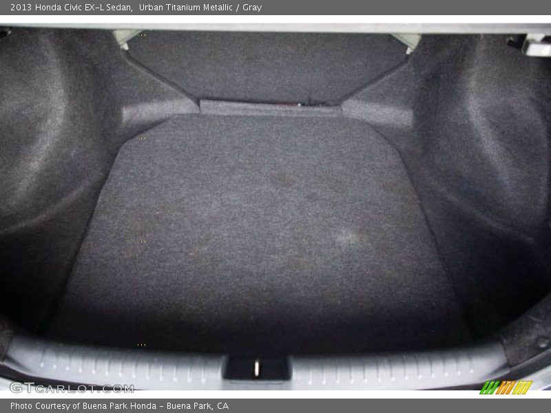 Urban Titanium Metallic / Gray 2013 Honda Civic EX-L Sedan