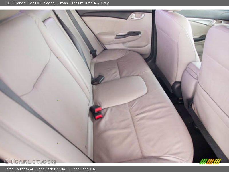 Urban Titanium Metallic / Gray 2013 Honda Civic EX-L Sedan