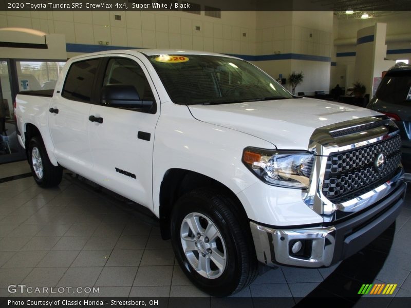 Super White / Black 2020 Toyota Tundra SR5 CrewMax 4x4