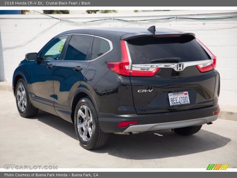 Crystal Black Pearl / Black 2018 Honda CR-V EX