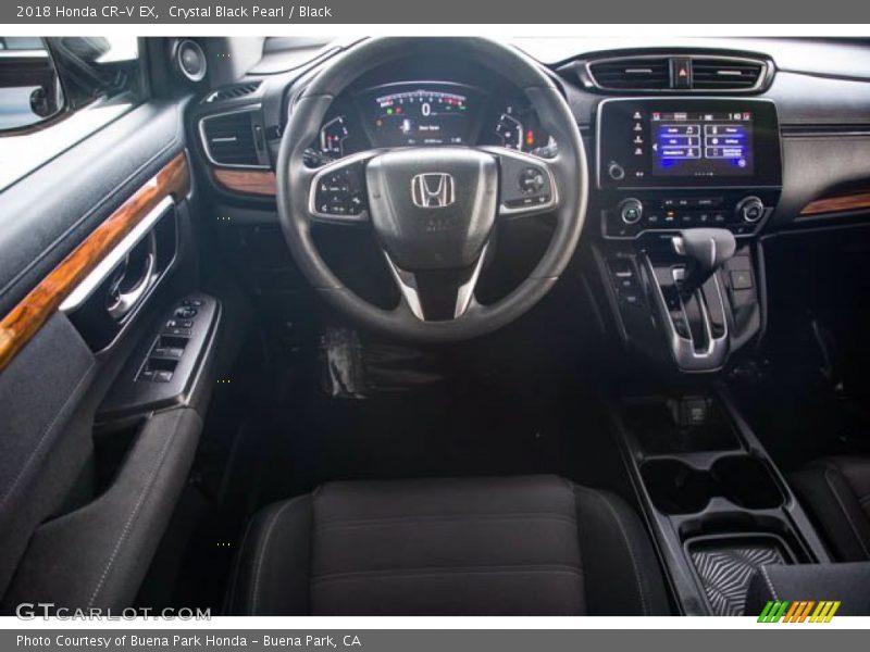 Crystal Black Pearl / Black 2018 Honda CR-V EX