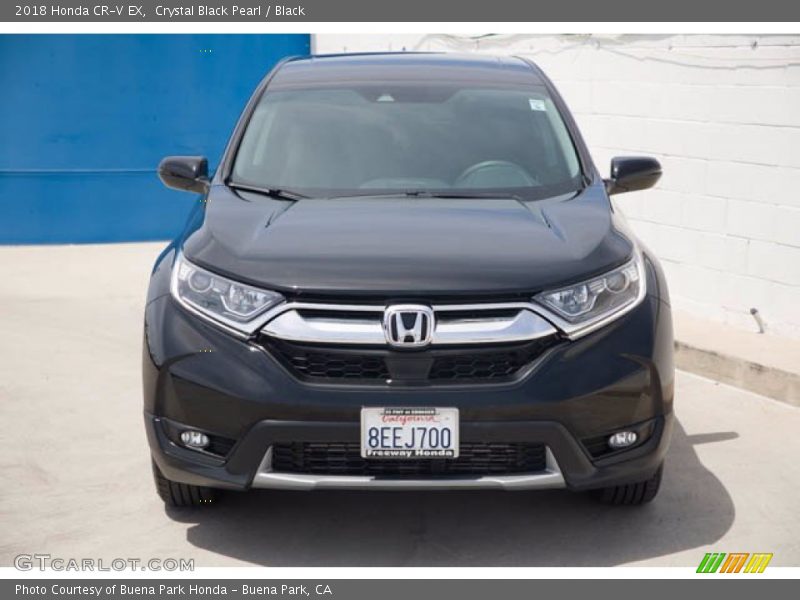 Crystal Black Pearl / Black 2018 Honda CR-V EX
