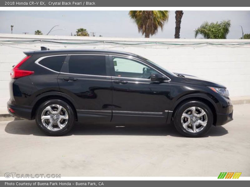 Crystal Black Pearl / Black 2018 Honda CR-V EX