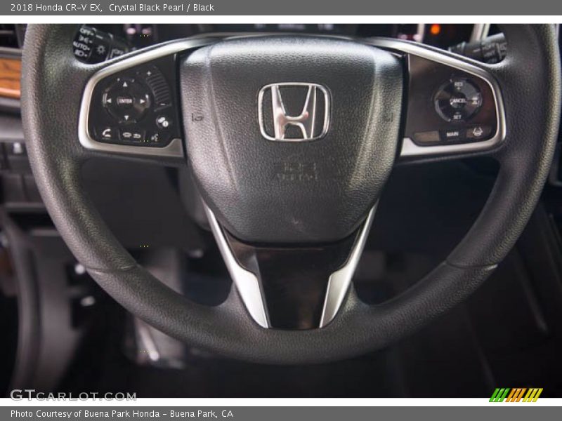 Crystal Black Pearl / Black 2018 Honda CR-V EX