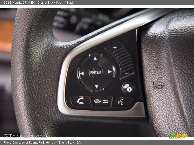 Crystal Black Pearl / Black 2018 Honda CR-V EX