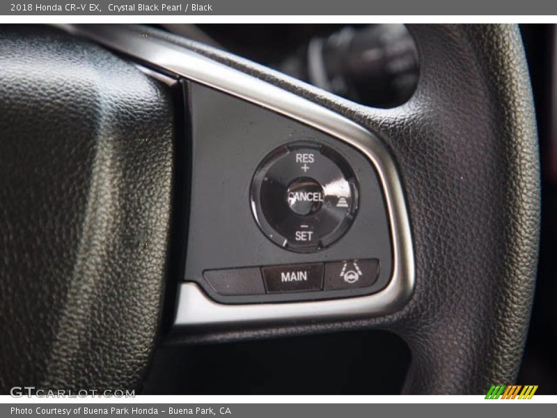 Crystal Black Pearl / Black 2018 Honda CR-V EX