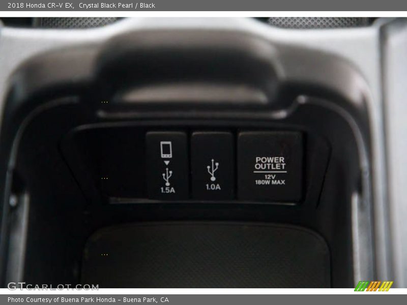 Crystal Black Pearl / Black 2018 Honda CR-V EX