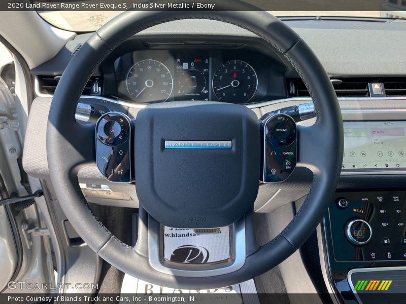 Indus Silver Metallic / Ebony 2020 Land Rover Range Rover Evoque S