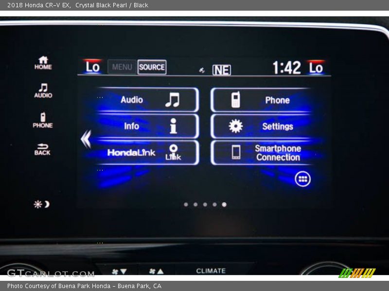 Crystal Black Pearl / Black 2018 Honda CR-V EX