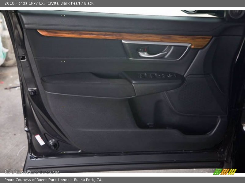Crystal Black Pearl / Black 2018 Honda CR-V EX