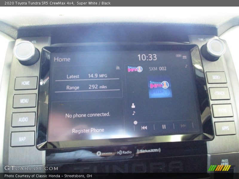 Super White / Black 2020 Toyota Tundra SR5 CrewMax 4x4