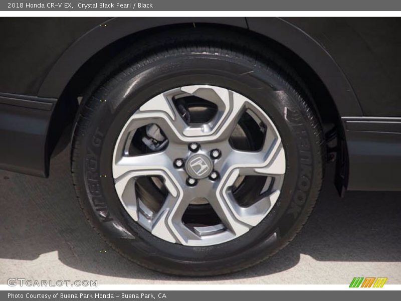 Crystal Black Pearl / Black 2018 Honda CR-V EX