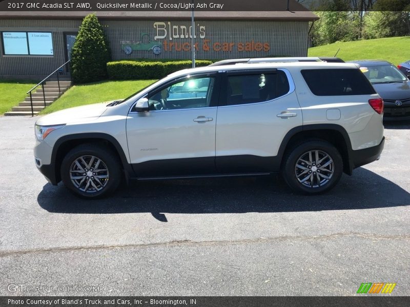 Quicksilver Metallic / Cocoa/Light Ash Gray 2017 GMC Acadia SLT AWD