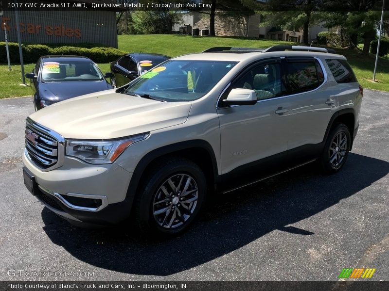 Quicksilver Metallic / Cocoa/Light Ash Gray 2017 GMC Acadia SLT AWD