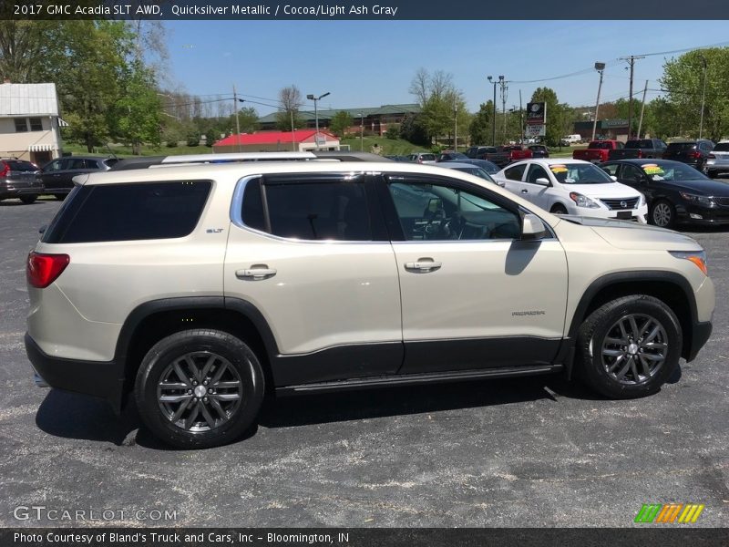 Quicksilver Metallic / Cocoa/Light Ash Gray 2017 GMC Acadia SLT AWD