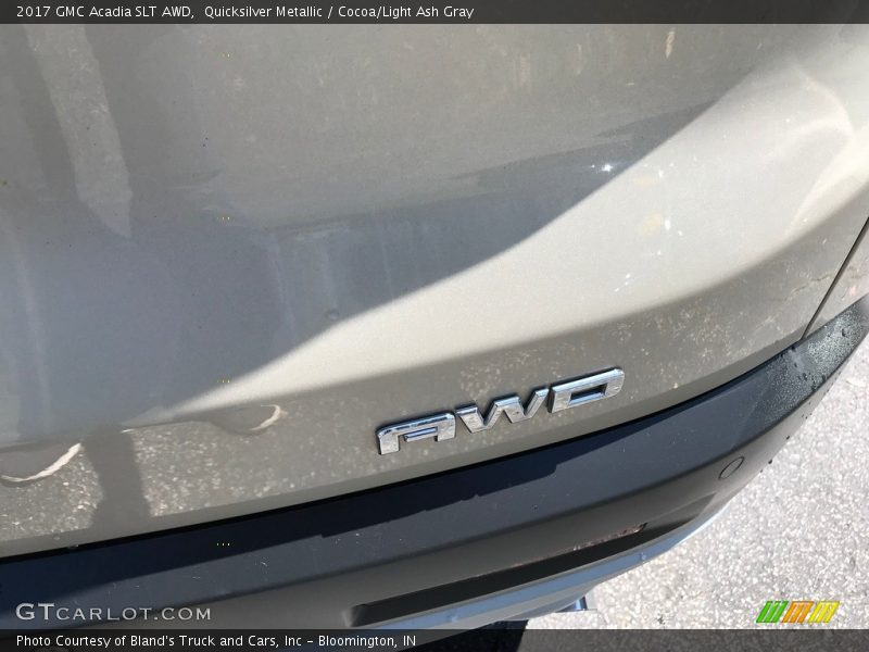 Quicksilver Metallic / Cocoa/Light Ash Gray 2017 GMC Acadia SLT AWD