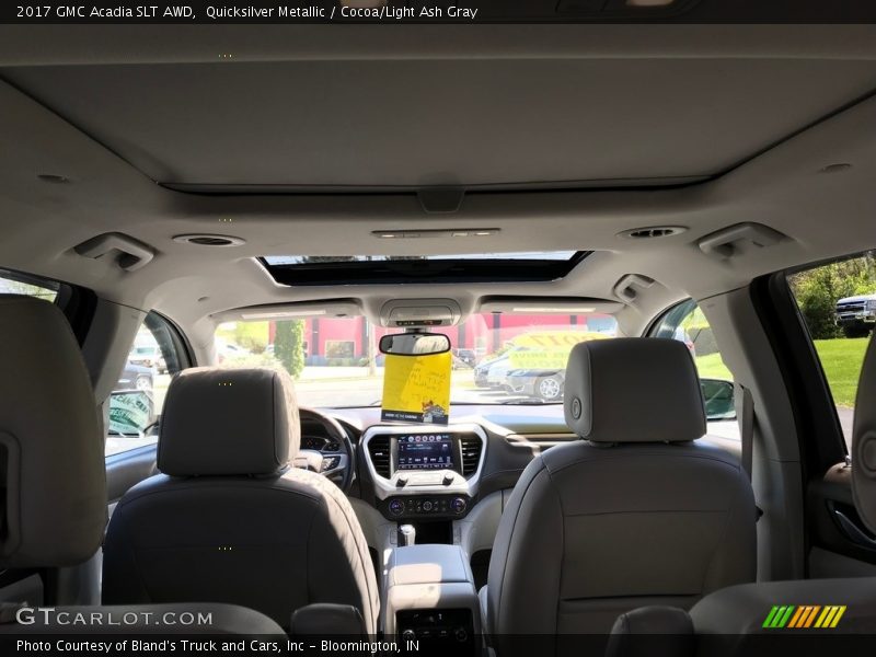 Quicksilver Metallic / Cocoa/Light Ash Gray 2017 GMC Acadia SLT AWD