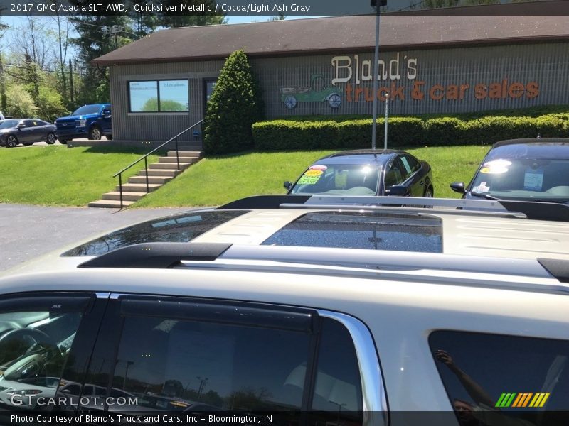 Quicksilver Metallic / Cocoa/Light Ash Gray 2017 GMC Acadia SLT AWD