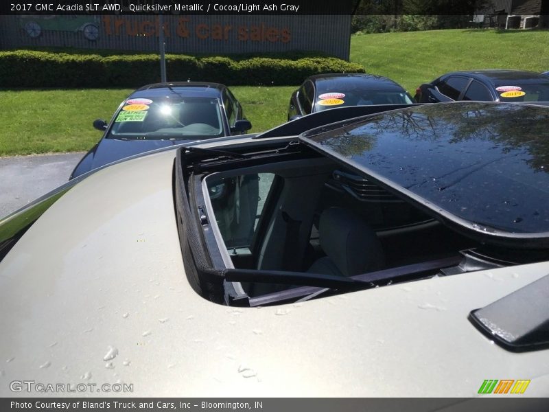 Quicksilver Metallic / Cocoa/Light Ash Gray 2017 GMC Acadia SLT AWD