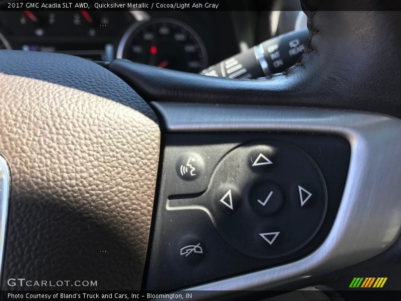 Quicksilver Metallic / Cocoa/Light Ash Gray 2017 GMC Acadia SLT AWD