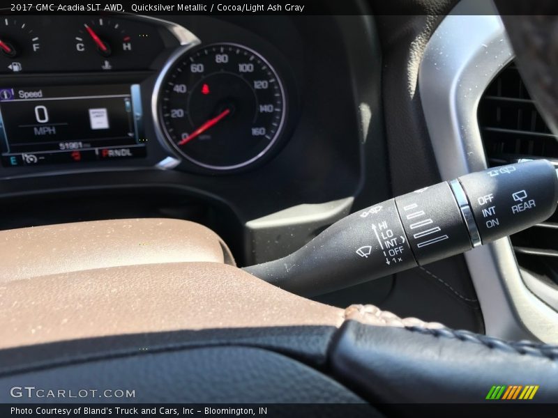 Quicksilver Metallic / Cocoa/Light Ash Gray 2017 GMC Acadia SLT AWD