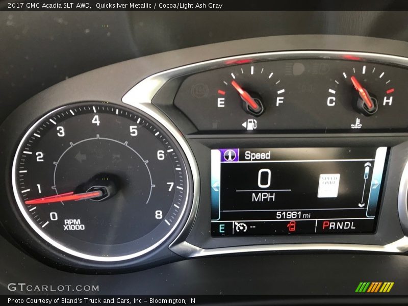 Quicksilver Metallic / Cocoa/Light Ash Gray 2017 GMC Acadia SLT AWD